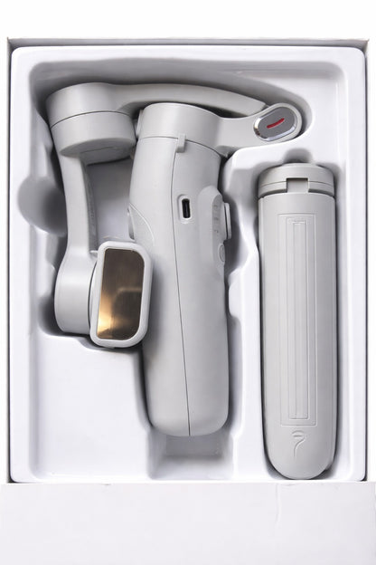 Steepify 3-Axis Smartphone Gimbal Stabilizer | 360° Rotation & AI Face Tracking | Bluetooth Remote | Foldable Handheld Gimbal | Anti-Shake Video Stabilizer for Android & iPhone