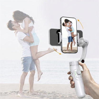 Steepify 3-Axis Smartphone Gimbal Stabilizer | 360° Rotation & AI Face Tracking | Bluetooth Remote | Foldable Handheld Gimbal | Anti-Shake Video Stabilizer for Android & iPhone
